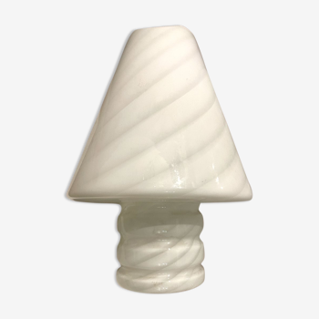 Murano glass swirl table lamp from venini