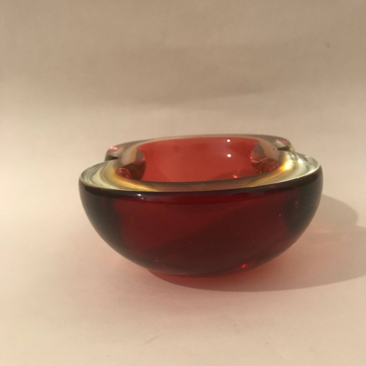 Flávio Poli ashtray, murano