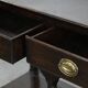 Table d'appoint/commode anglaise ancienne du XVIIIe siècle en chêne