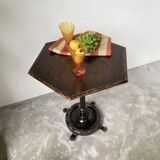 1900 lion paw pedestal table