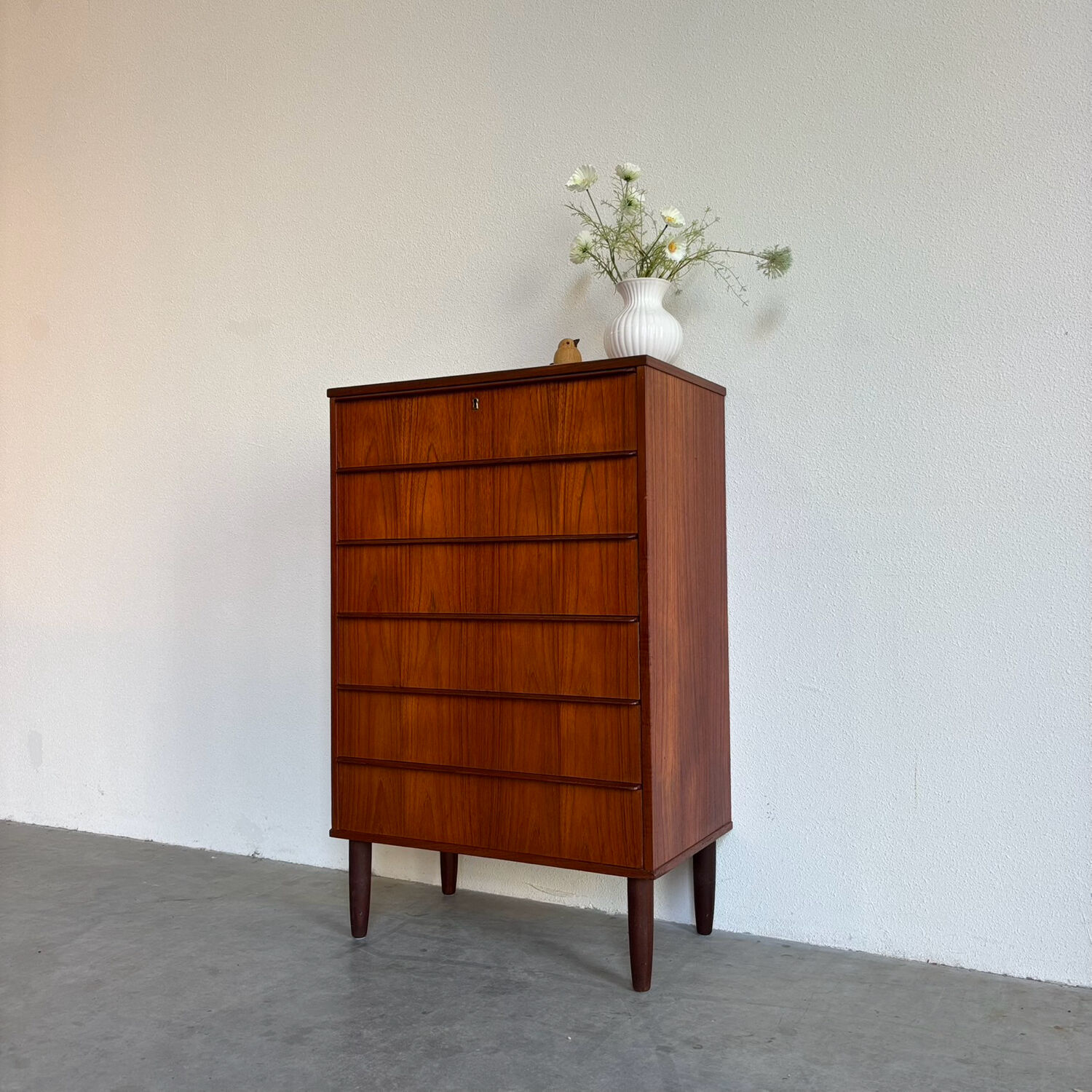 Vintage Danish chest of drawers teak