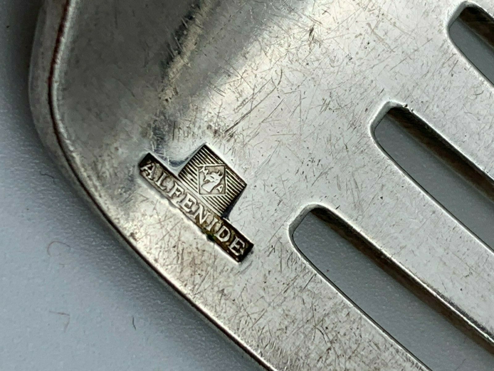 Silverware art deco 1930 forks and spoons metal argente alfenide
