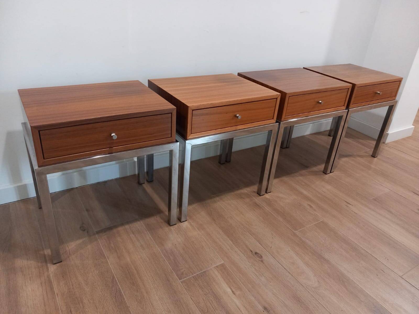 Bedside tables 4 pieces 70s Italy