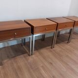 Bedside tables 4 pieces 70s Italy