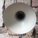 Vintage desk lamp red metal and stainless steel