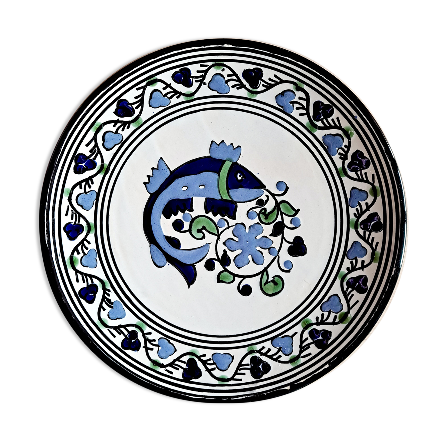 Tunisian dish blue fish