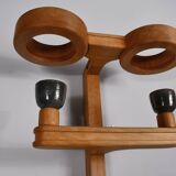 Guillerme et Chambron Wall lamp by Votre Maison. 1960s