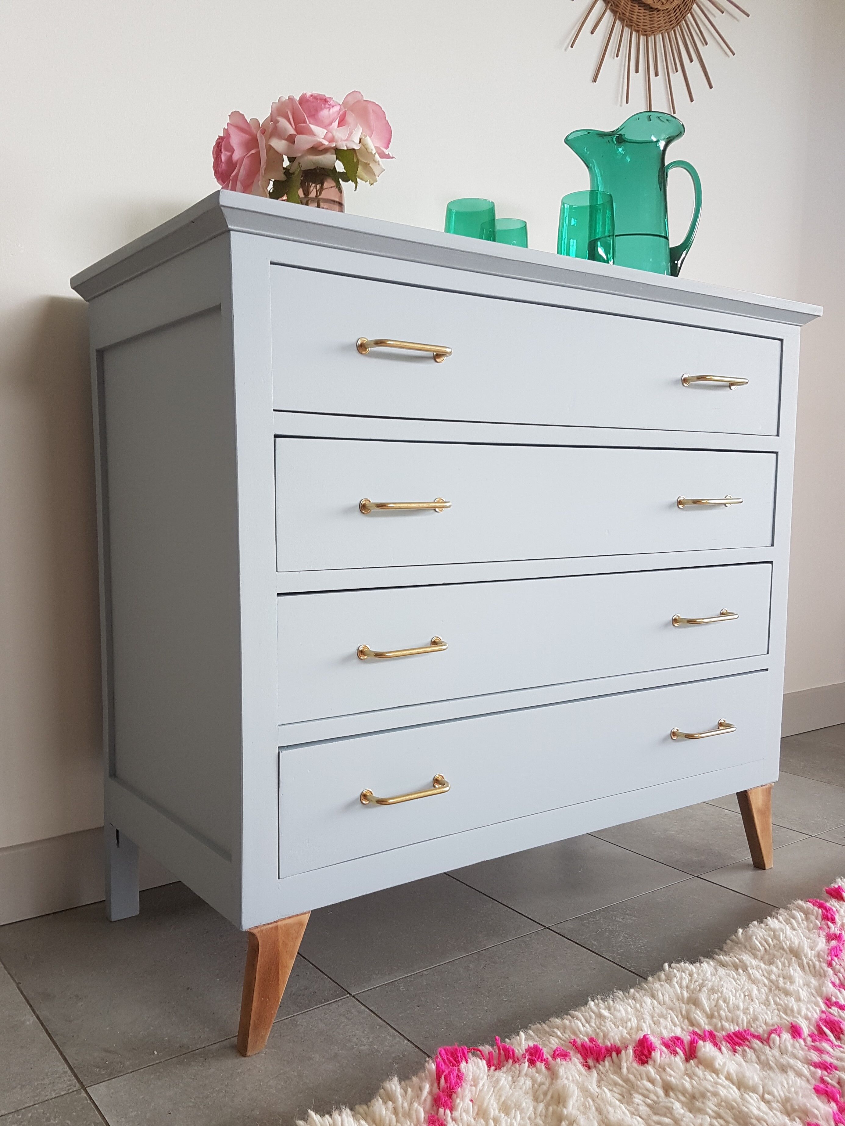 Restored retro chest of drawers