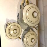 Charles Ahrenfeldt 3-piece art deco coffee service - Limoges