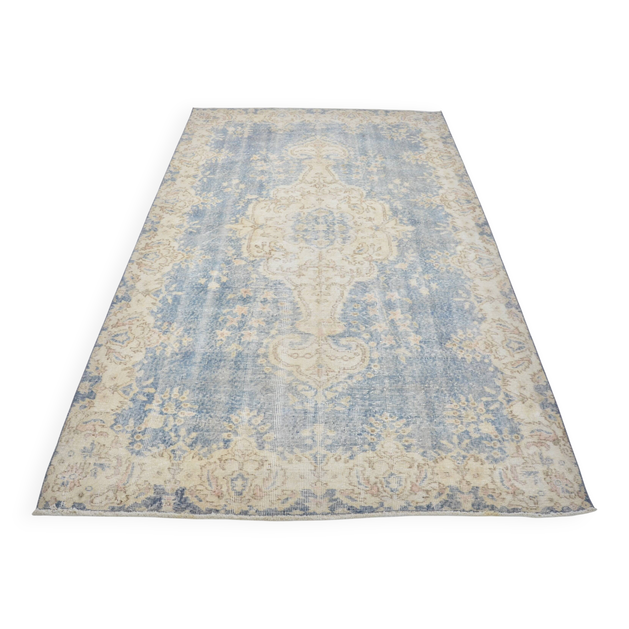 Tapis vintage turc Oushak sku 3091