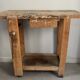 Genuine vintage wooden workbench from the 1960s stamped Grenade.