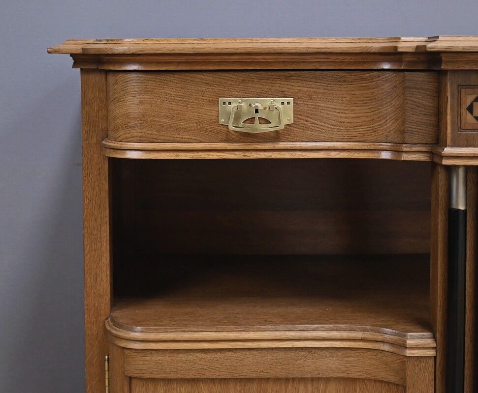 Oak dessert buffet in the style of Gustave Serrurier-Bovy, Art Deco – 1930