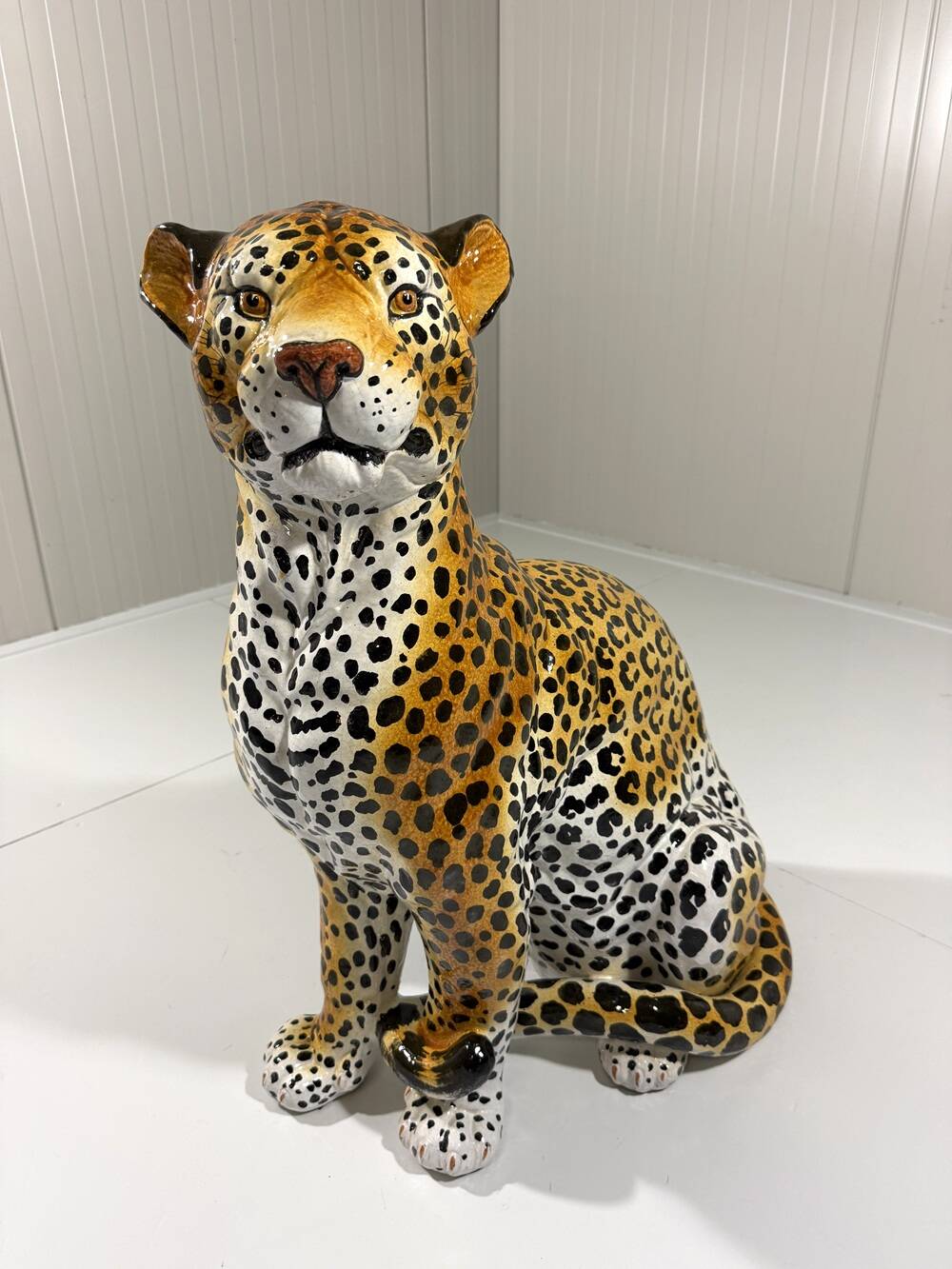 Large Italian ceramic leopard 1970’s
