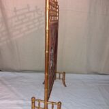 Ancient gold bamboo firescreen "Napoleon III"