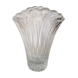 Crystal vase flared shape