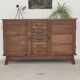 Oak buffet by René Gabriel, Reconstruction period 1950.