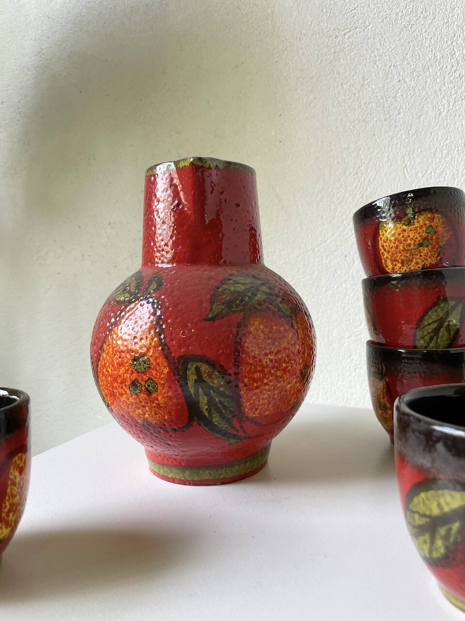 Scheurich German ceramic lemonade set