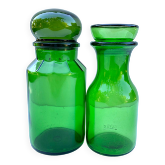 Vintage glass jars