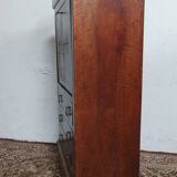 Louis Philippe secretary in oak and burr walnut