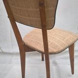 Ensemble 6 chaises 50 skaï beige