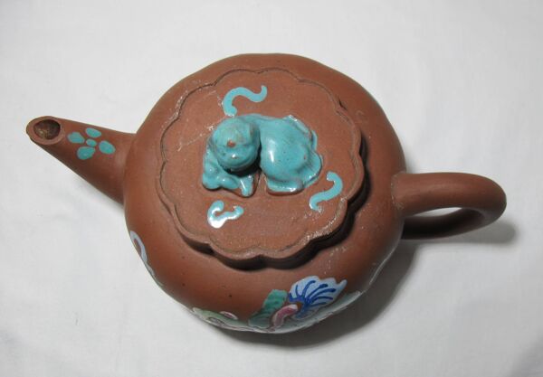 Ancienne petit théière chinoise en terre cuite Yixing