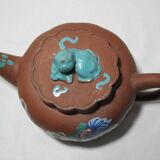 Old small Chinese Yixing terracotta teapot