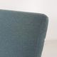 Teak danish modern lounge or armchair in new green fabric, Denmark, 1960s