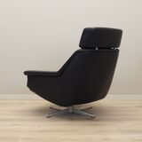 Fauteuil pivotant, design danois, années 1970, designer : Werner Langenfeld, fabrication : Esa
