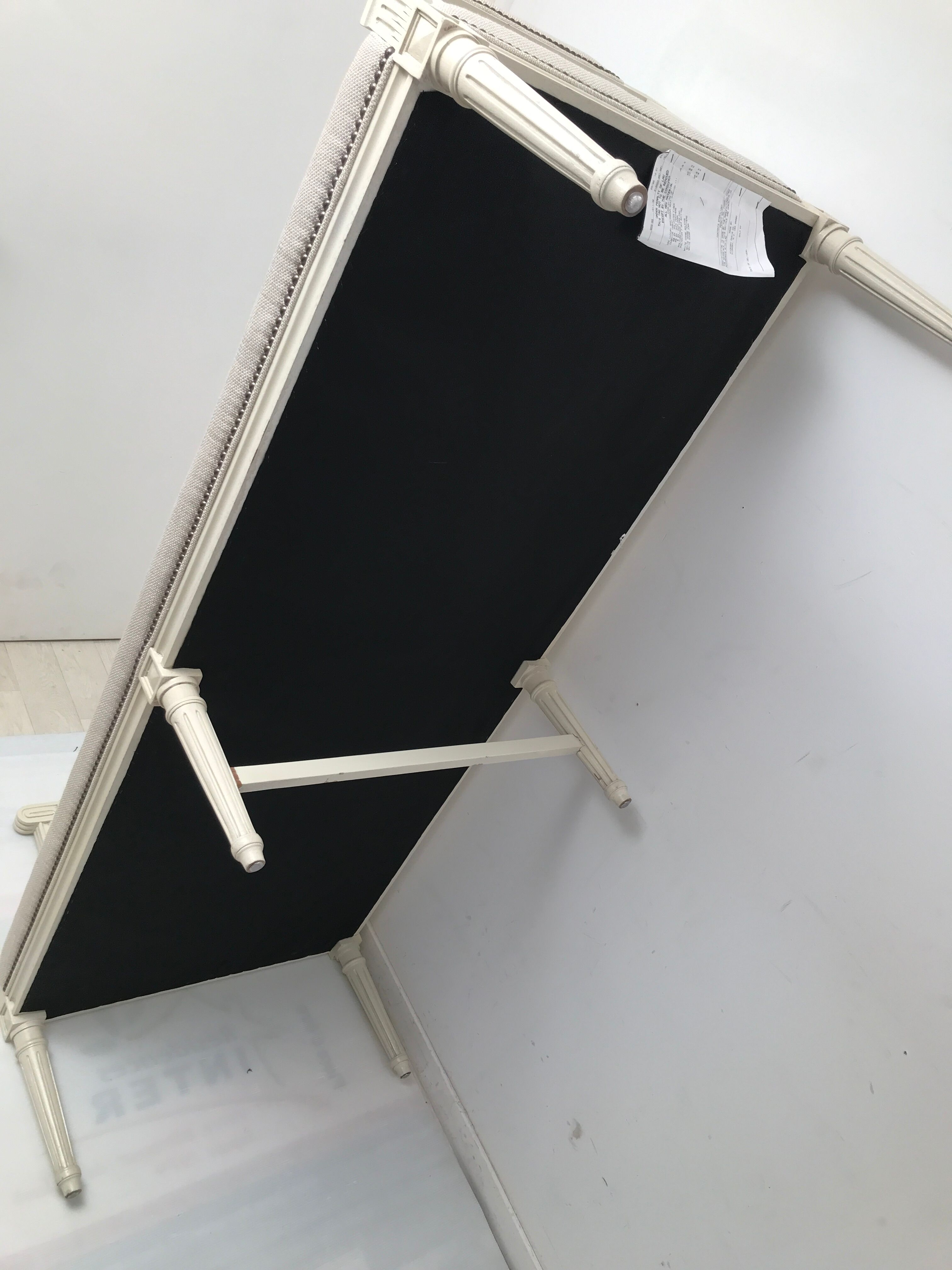 Updated bed end bench 3 seats baroque style