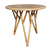 Rattan round table