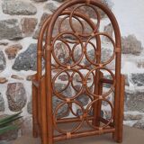Rattan bottle holder