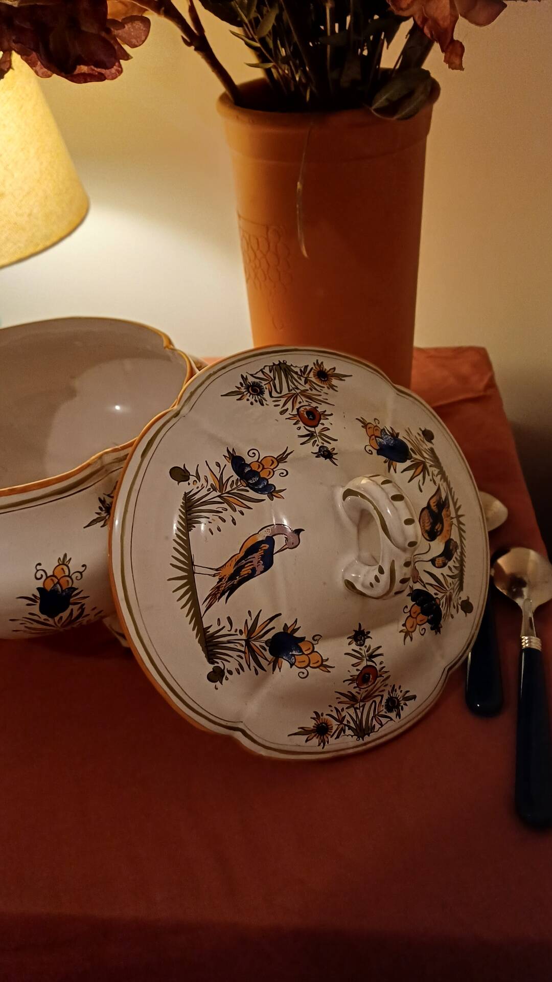 Soupière et son plat " Le Renoleau"
