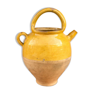 Old yellow glazed earthenware jug – Provençal spirit
