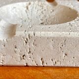 Vintage travertine ashtray