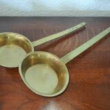 Ladles with old brass jams