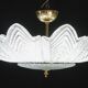 Bologna, Italian Murano Glass Ceiling Light or Flush Mount, 1980s