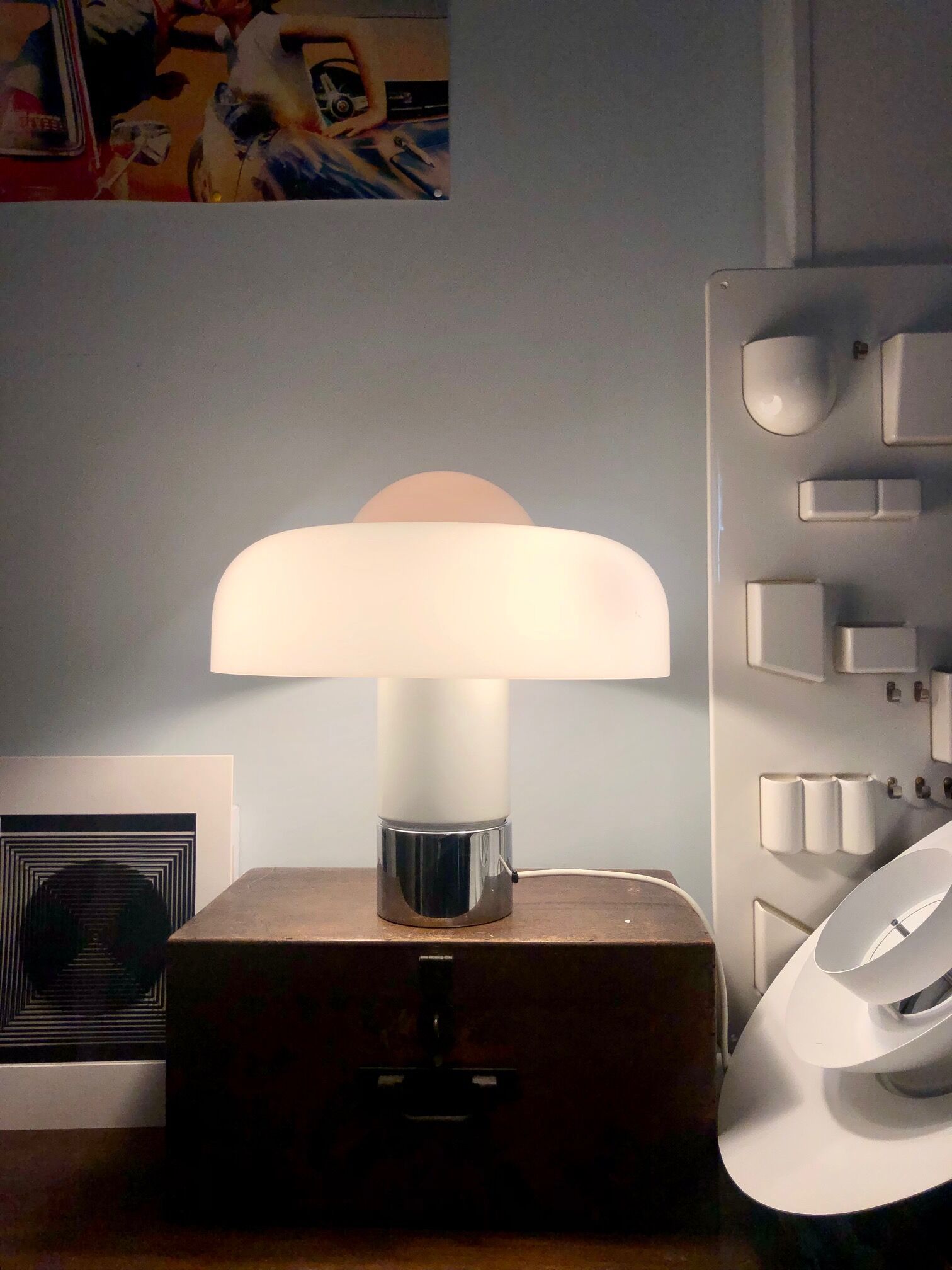 Vintage lamp Brumbury Luigi Massoni for Harvey Guzzini
