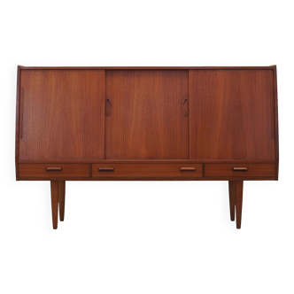 Teak highboard, Danish design, 1960s, production: Denmark