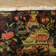 Antique Chinoiserie Commode Hand-Painted with Marble Top