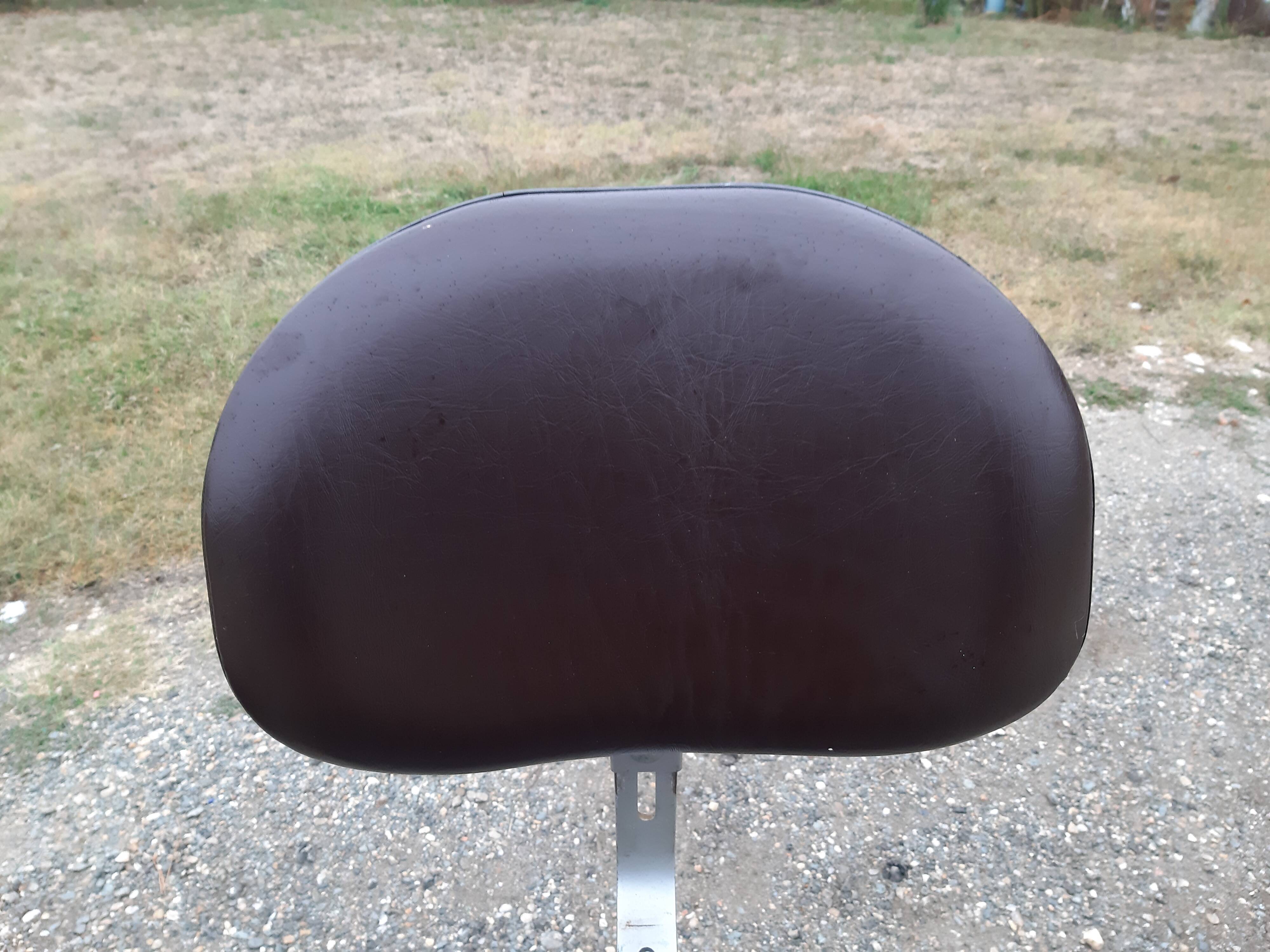 Pair of industrial chairs iron and skai BAO