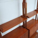 Mid century Italian design teak bookcase 1950s