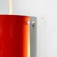 Lampes suspendues en métal minimalistes du milieu du siècle, lot de 2