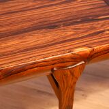 Danish coffee table in rosewood by Johannes Andersen for Uldum Møbelfabrik, 1960s