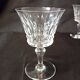 Set of 12 Baccarat Piccadilly Cut Crystal Red Wine Goblets