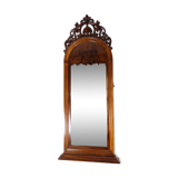 Antique Christian VIII Mirror with Decoration in Mahogany from around the 1860s