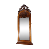 Antique Christian VIII Mirror with Decoration in Mahogany from around the 1860s