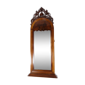 Antique Christian VIII Mirror with Decoration in Mahogany from around the 1860s