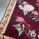Romanian old carpet bessarabian handmade 207cm x 304cm 1960s