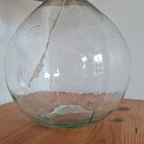Vintage demijohn lamp