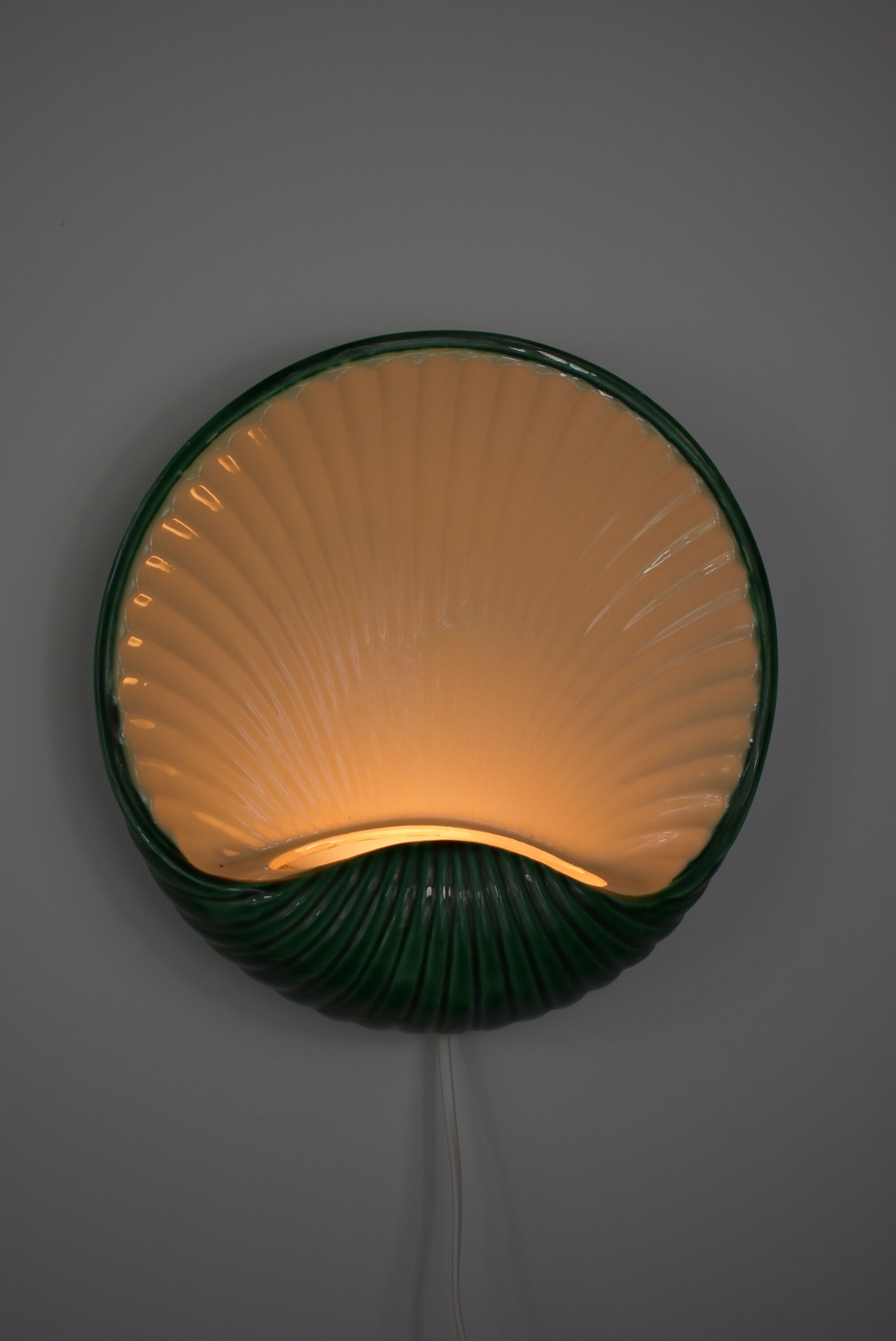 Pair of porcelain wall light art deco era